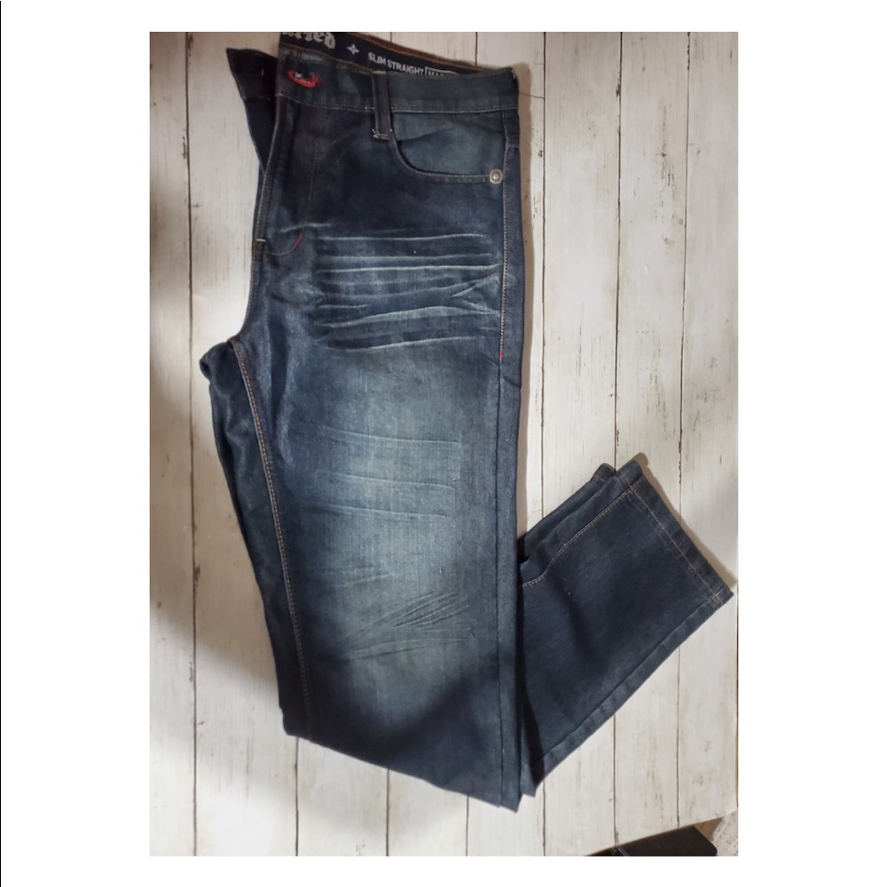 Departed Slim Straight Jeans